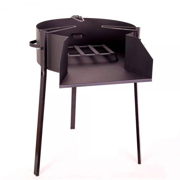 Bilake Barbacoa portátil (Ø60cm | Barbacoa + Quemador de gas)