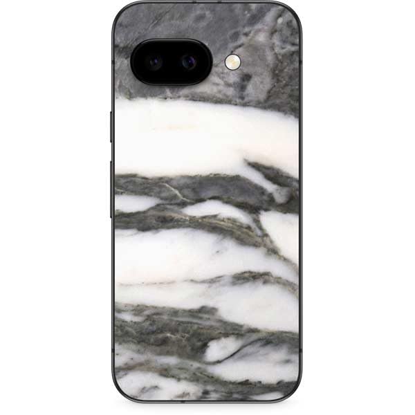 Skinit Decal Phone Skin Compatible with Google Pixel 9a - Grey Marbling Design