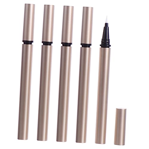 BAZEITFLOW 5 piezas Tubo Vacío de Delineador Líquido Refillable para DIY Pack de Ligero Fugas para Maquillaje de Ojos y
