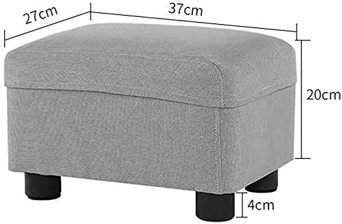 Repose-pieds rectangle gris en bois | Banc à langer