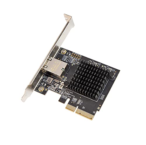 Image of 1 Port 10 Gigabit Ethernet Network Card - PCIe x4 10Gb 10GBASE-T NIC AQTION AQC107-10Gbps Ethernet PCI-Express x4 Adapter SD-PEX24055