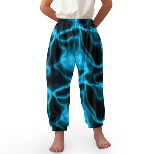Image of Unisex Little Kids Yoga Trousers Bohemian Beach Pants Baggy Harem Activewear for Boys and Girls Age 3-10