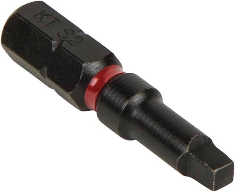 Klein Tools 32797 Pro Impact Driver Bits, Nut Drivers #2 Square 5-Pack