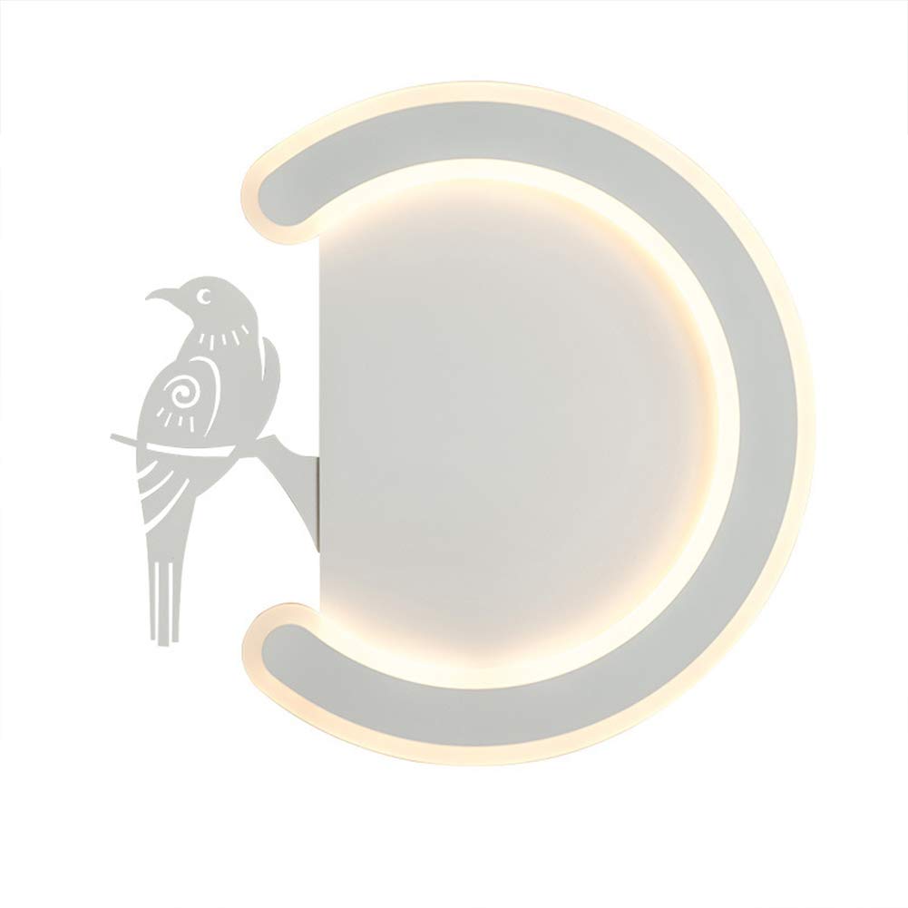 Applique murale LED ronde et moderne pour salon et couloir