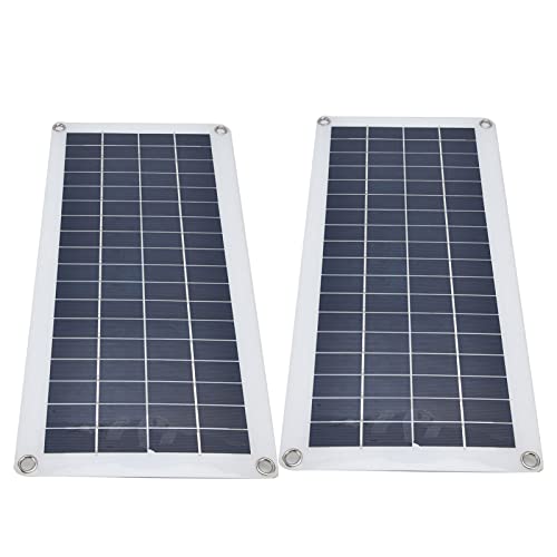 Solar Panel Charger, Monocrystalline Silicon Solar Panel with USB Port for Outdoor Cycling for Mountaineering for Hiking