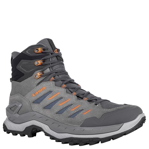 LOWA Stiefel mittel INNOVO GTX MID grau/Petrol 42