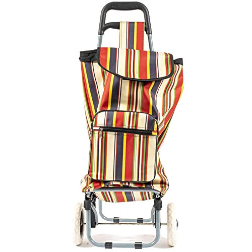 NRS M78731 Freizeittrolley mit ausklappbarem Sitz - Einzelne Rollen – Bild 3