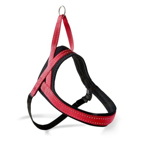 Hundegeschirr Soft & Safe reflektierend, Gr.0: 35-45cm cayenne/schwarz