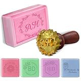 Custom Soap Stamp for Homemade Customized Soap Molds for Soaps Making with Logo Text Name Photo Personalized Metal Brass Engraving Stamps