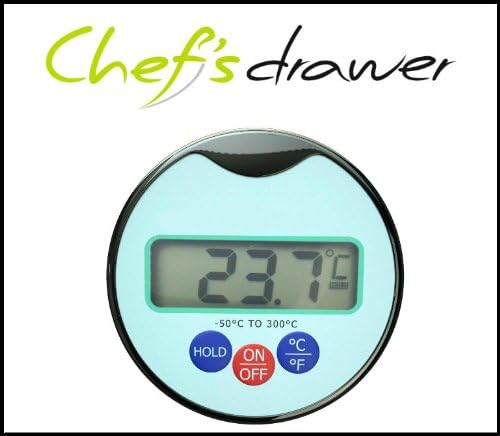 Digital Food Thermometer - Professional Instant Read Meat Thermometer for Cooking - Grilling - BBQ - With Long Stainless Steel Probe