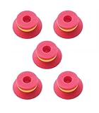 SICODA Industrial Flat Vacuum Suction Cup F Series Single-Layer Silicone Robotic Arm Accessory with Ribs,Pack of 5 pcs (F20)