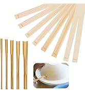 WEBEEDY 13 PCS Brass Clay Hole Cutter includes 5 Sizes Double Head Round Clay Punch Tools and 4 S...