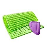 Collory Mini Halbkugel (1cm) Silikon Backmatte und Teigschaber Set zur Herstellung von Hundekekse und Hundeleckerlies DIY, Katzen Leckerli, Hitzebeständig & Antihaftend, Lebensmittelecht BPA-frei