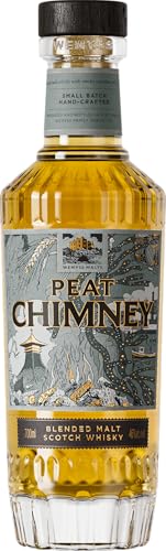 Peat Chimney Wemyss Malts Blended Scotch Whisky mit Geschenkverpackung (1 x 0.7 l)
