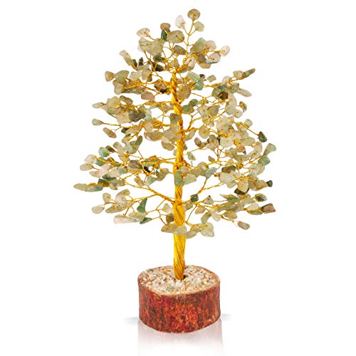 Green Jade Gemstone Tree - Energy Generator- Good Luck Gem - Home DÃ©cor Crystal - Money Bonsai Trees - Feng Shui Crystals - Crystal Tree - Feng Shui Money Tree - Good Luck Gifts