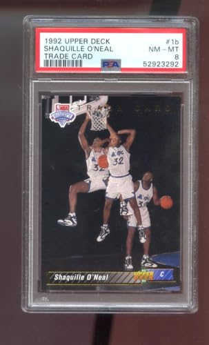 1992-93 Upper Deck Shaquille O'Neal Trade #1b ROOKIE RC PSA