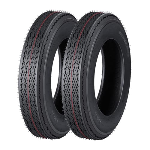 2-Pack Trailer Tire 480-12 4.80-12 Load Range C 6PR