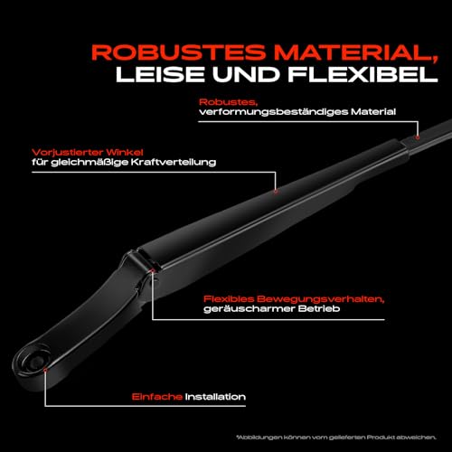 Brazos limpiaparabrisas izquierdo derecho compatible con Audi A6 Avant C5 4B1955408D 5