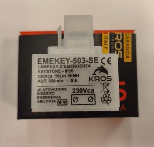 KROS Lampada emergenza led 60502-1 modulo keystone