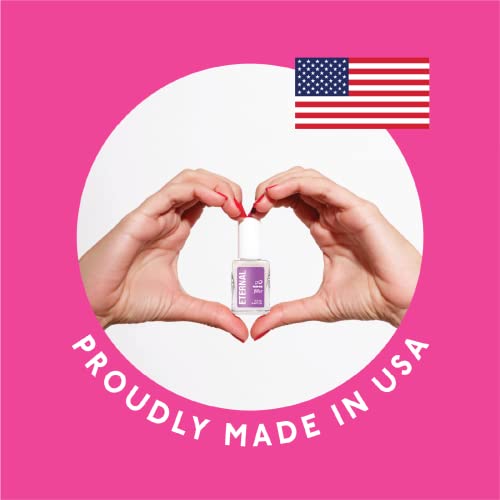 eternal ridge filler base coat nail polish 135 ml clear nail primer treatment - ridge filling base coat strengthener for nail strength amp repair of hard thin dry amp ridged fingernails - 1 unit