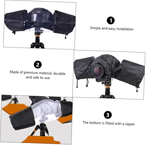 Funda para cámara contra la lluvia Lurrose protectora de carbono exterior 2