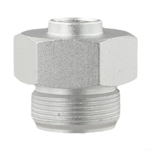 Comgooldool Latón para Camp Ing Gas Adaptador Válvula 2.5 cm-20 UNF a 7/40.6 cm-28 UNF para tanque MAPP, convertidor de recipiente autosellante para estufa al aire libre barbacoa y accesorios de