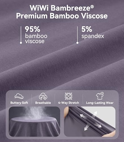 Image of WiWi Viscose from Bamboo Pajamas Set for Women Super Soft Short Sleeve Cooling Summer Plus Size Pjs Sets Sleepwear S-4X