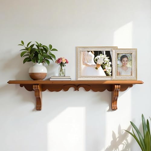 Image of VIOLABBEY 11x14 Picture Frame White, Vintage 11 x 14 Frames without Mat | Ornate Antique Frame, Wall Hanging or Tabletop Display, HD Plexiglass, Wall Decor