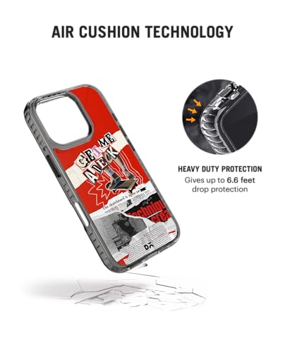 Image of DailyObjects Get Me A Deck Stride 2.0 Magnetic Case Cover Compatible with iPhone 16 Pro Max | Wireless Charging Slim Back Cover | 2 Layer Edge Protection & Shockproof
