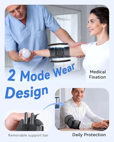 Upgraded Cubital Tunnel Elbow Brace with Elastic Bars
