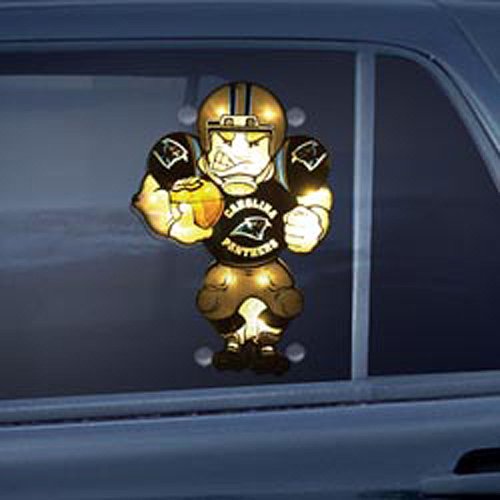 Carolina Panthers Double Sided Car Window Light Up Player