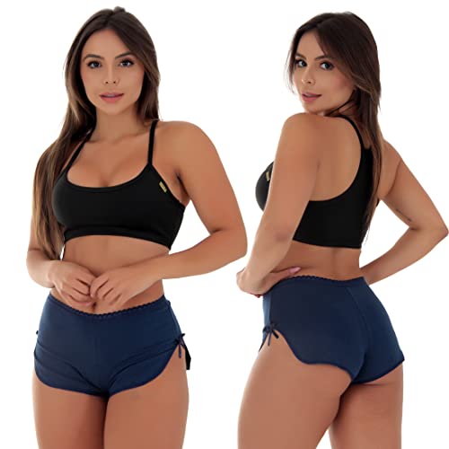 Kit com 10 Shortinhos Bombom Algodão Penteado (XG)