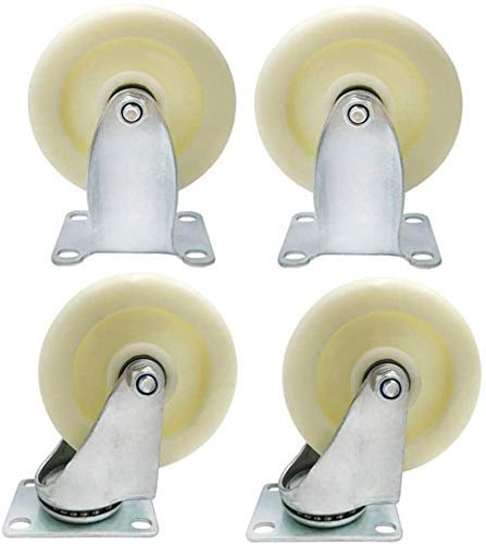 PXDOHQAW 4 Pieces Nylonnitureers,Trolley Industrial Wheel,Replace Accessories Brakeor Wheels Beasteel Ballers