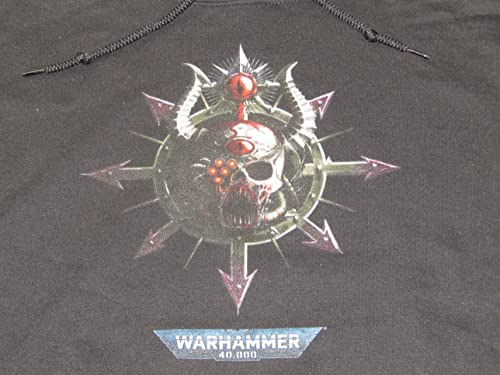 Bioworld Warhammer 40000 Skull Horn Men's Black Sweatshirt2