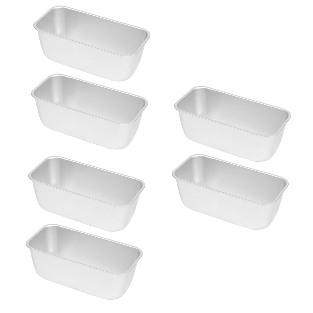 DECHOUS 3 Set Di Teglie Rettangolari Per Plumcake Set Da 2 Teglie Per Plumcake Per Cuocere Pane Torte Al Formaggio Torte Alla Frutta Per La Cucina 2 Pezzi*3