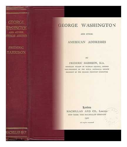George Washington and Other American Addresses ... 0836912632 Book Cover