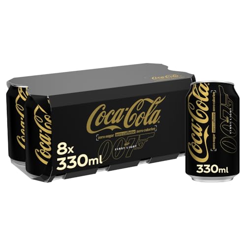 Coca-Cola Zero Sugar Caffeine Free Soft Drink Cans 8 x 330 mL
