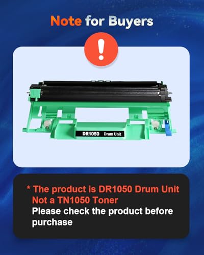 DR-1050 Trommel Kompatibel für Brother DR1050 Trommel TN-1050 Toner für MFC-1910W DCP-1612W DCP-1610W DCP-1510 MFC-1810 HL-1110 HL-1210W DCP-1512 HL-1212W HL-1112