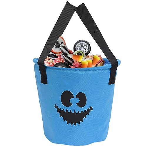 Moxeupon Borsa per Caramelle per Halloween – Borsa Raccapricciante Dolce aspro con Catena Luminosa | Accessori per Costumi di Halloween per Caramelle, Biscotti, Cioccolato, Giocattoli, Libri,