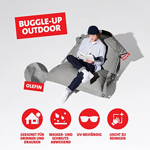 Fatboy Buggle-up Outdoor Sitzsack Rock Grey - Garten Bean Bag - Sitzsack für draußen - 185 x 135cm