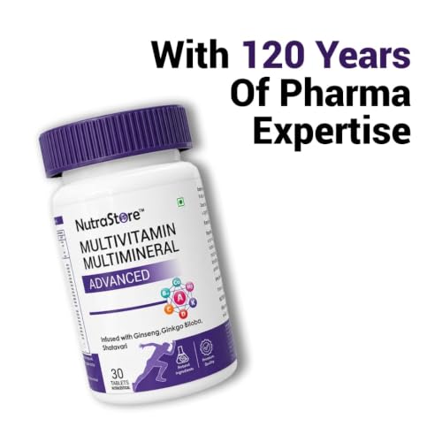 Image of NutraStore Multivitamin Multimineral Advanced Tablets for Men & Women | 30 Tablets (Pack of 2)