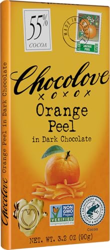 Image of Chocolove, Orange Peel in Dark Chocolate, 3.2 oz