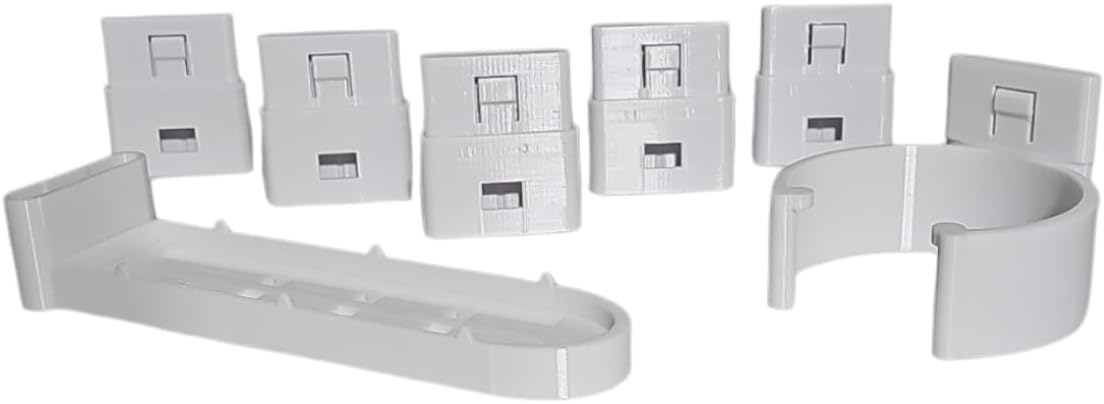 Replacement Parts for Bedjet V2 3 Hose Holder - Mattress Bracket and Extender 3D Printeds (Complete Set)
