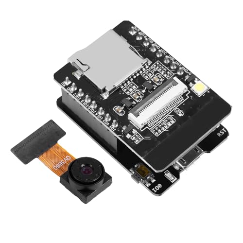 Binghe ESP32 CAM Placa de Desarrollo ESP32-CAM ESP32 WiFi Bluetooth con OV3660 Módulo de cámara y USB-Descargador Micro Interfaz Compatible con Arduino