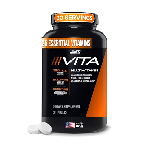 Vita JYM Daily Multivitamin & Mineral Support for Men & Women - 60 Tablets