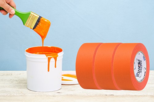 Real Professional Grade Gaffer Tape By Gaffer Power - Made In The Usa - Orange Fluorescent 2 In X 30 Yds Floor Markings & Social Distancing Lines. Heavy Duty Gaffers Tape - Non-Reflective #TOP4