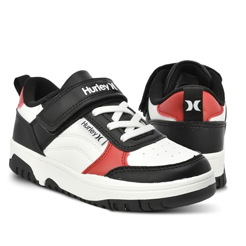 Hurley Kids Sneaker Rexx with Adjustable Strap, Perfect for Any Activity, All Comfort and Support - Boys and Girls