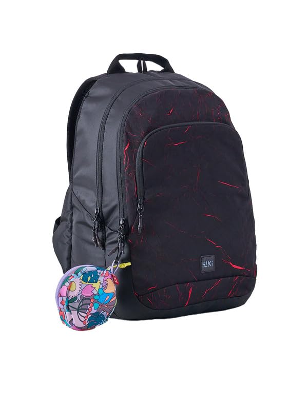 Image of Wiki Stylish Unisex Backpack | Girl 2 Durable & Lightweight backpack for Men & Women | Laptop Backpack for Office, Gym, Travel (29.5 Litre, Black)
