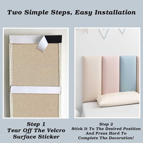 3D Black Foam Wall Panels, Self-Adhesive Headboard Stickers, Easy-Clean Decorative Padding for Bedroom & Office, 30x60cm Anti-Collision Safety Cushioning