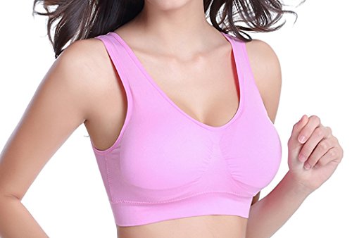 Image of Women's Comfort Workout Sports Bra Low-Impact Activity Sleep Bras